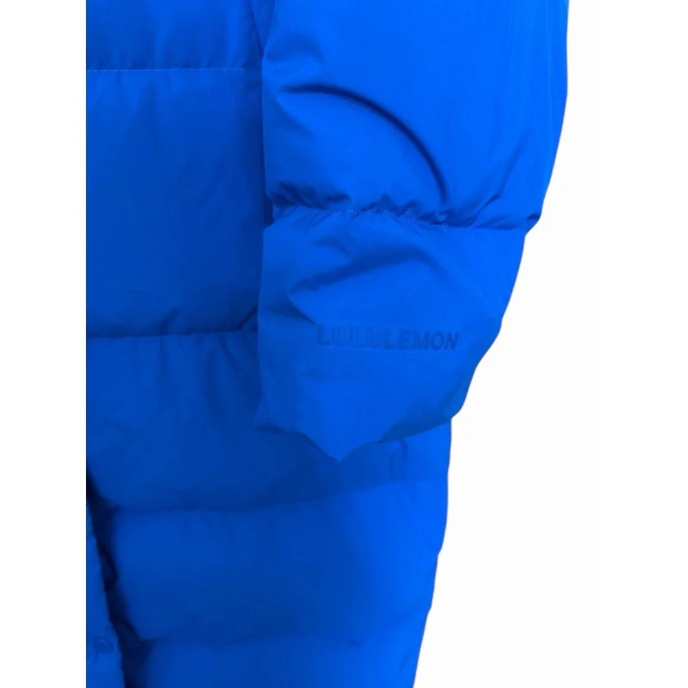 Lululemon Wunder Puff Long Jacket Psychic Blue‎ Women's Size 8